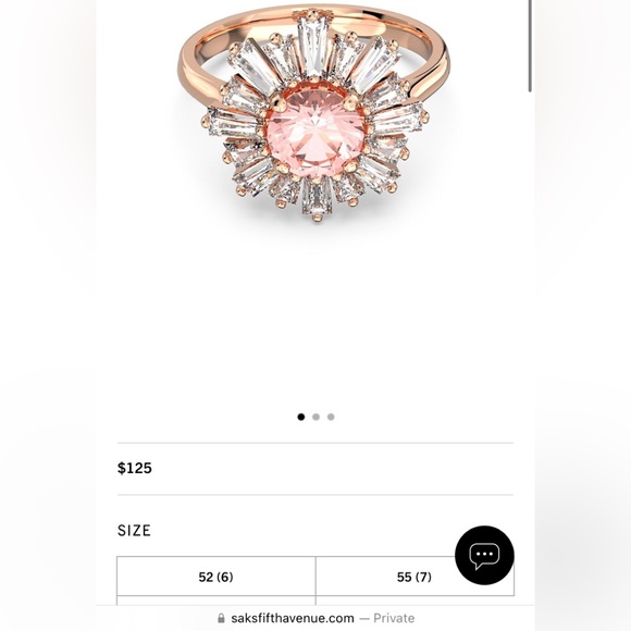 ❤️HOST PICK❤️Authentic Swarovski 17 Rings collection size 52. Mint condition. - Picture 4 of 16